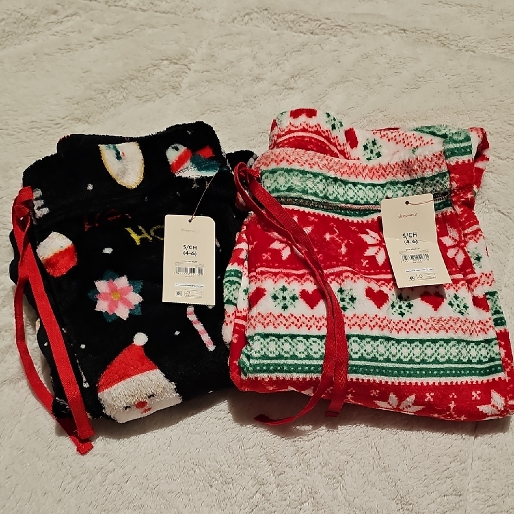 2 NWT Secret Treasures Christmas Pajama Pants
